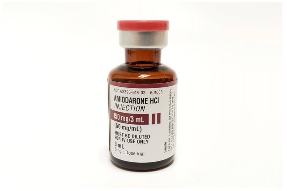 Amiodarone is administered after defibrillation, CPR, and vasopressor therapy.