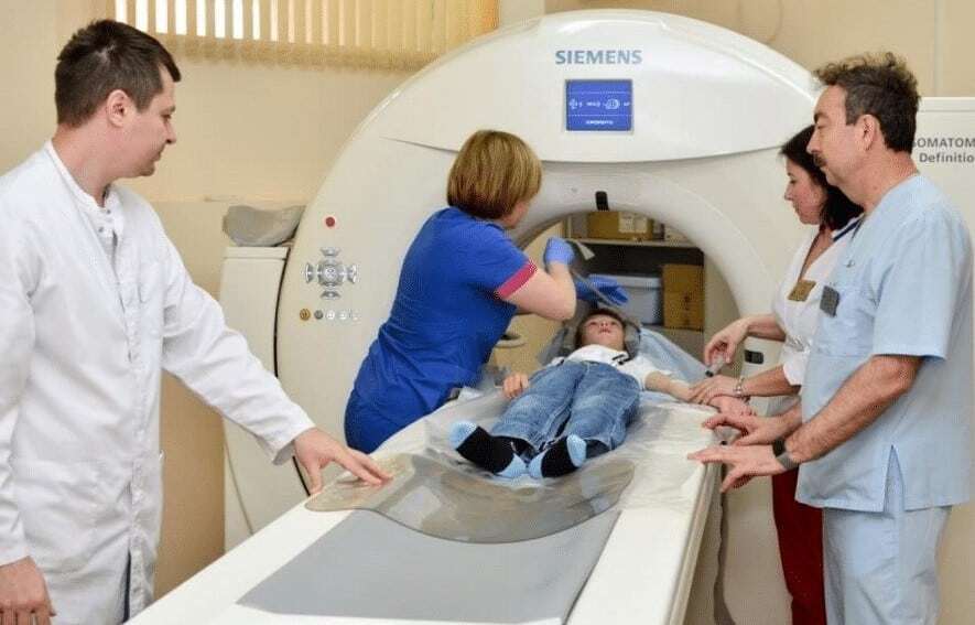 “Brain imaging following a cardiac arrest.”