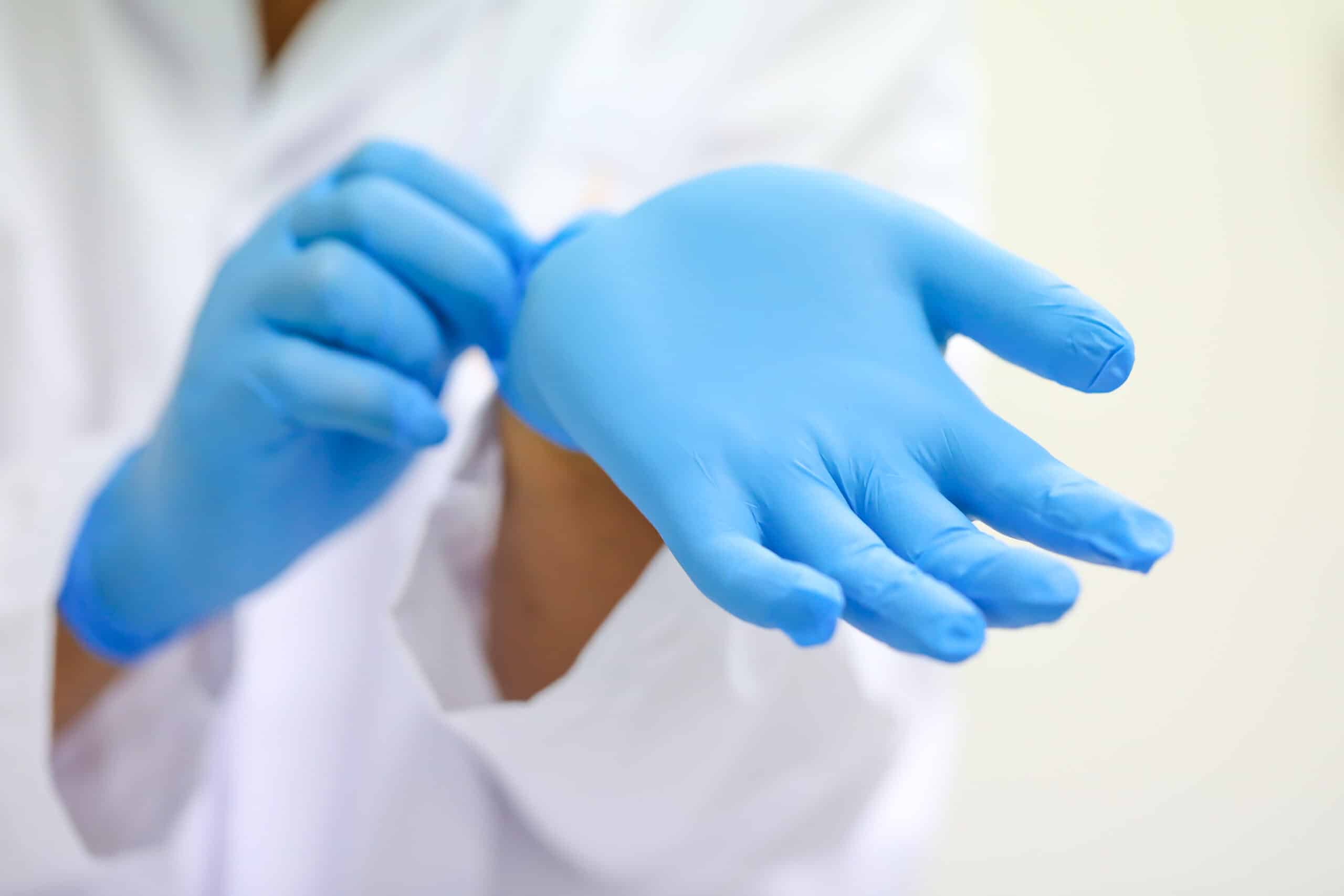 Gloves changed between patients and not reused.