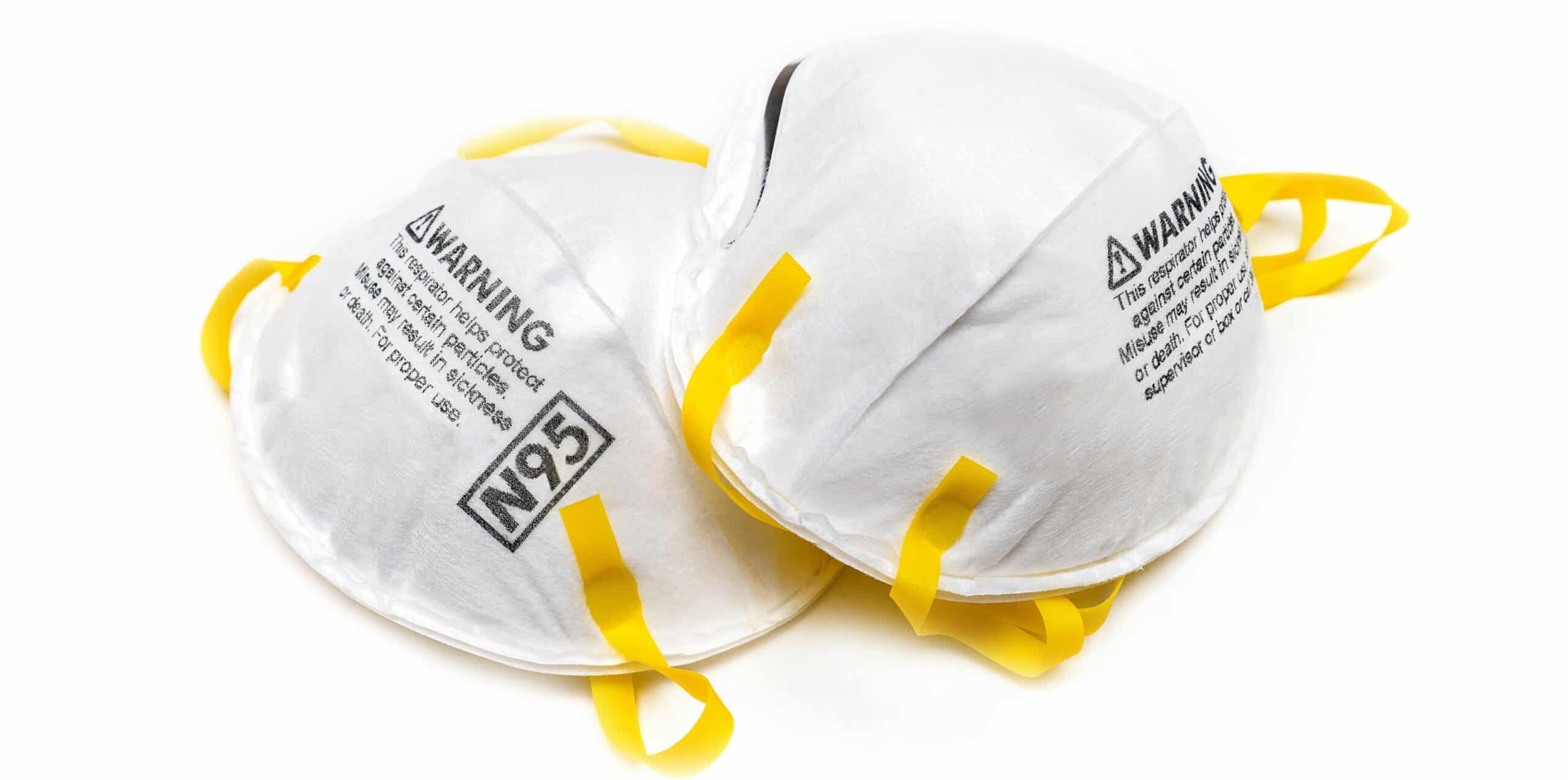 Airborne precautions – N95 mask.