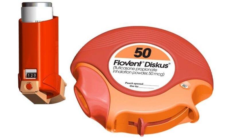 Corticosteroid maintenance inhaler.