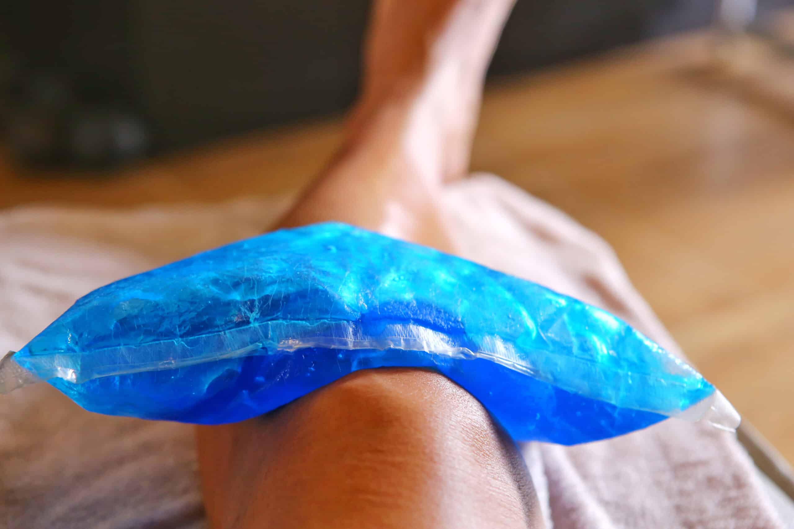 Cold pack helps reduce swelling.