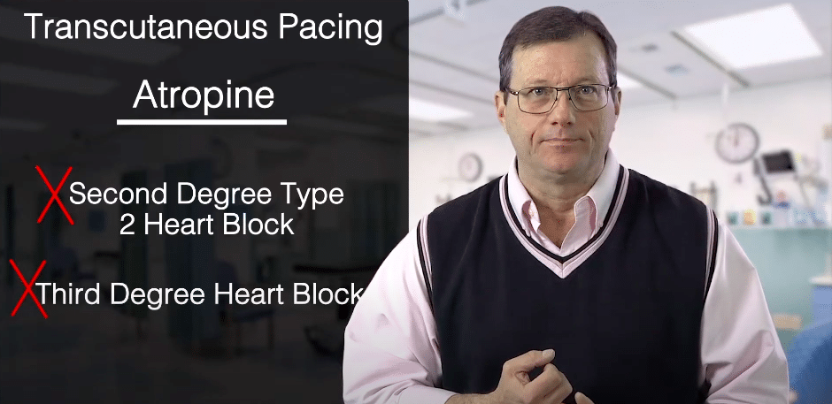 Atropine does not work for lower heart blocks.
