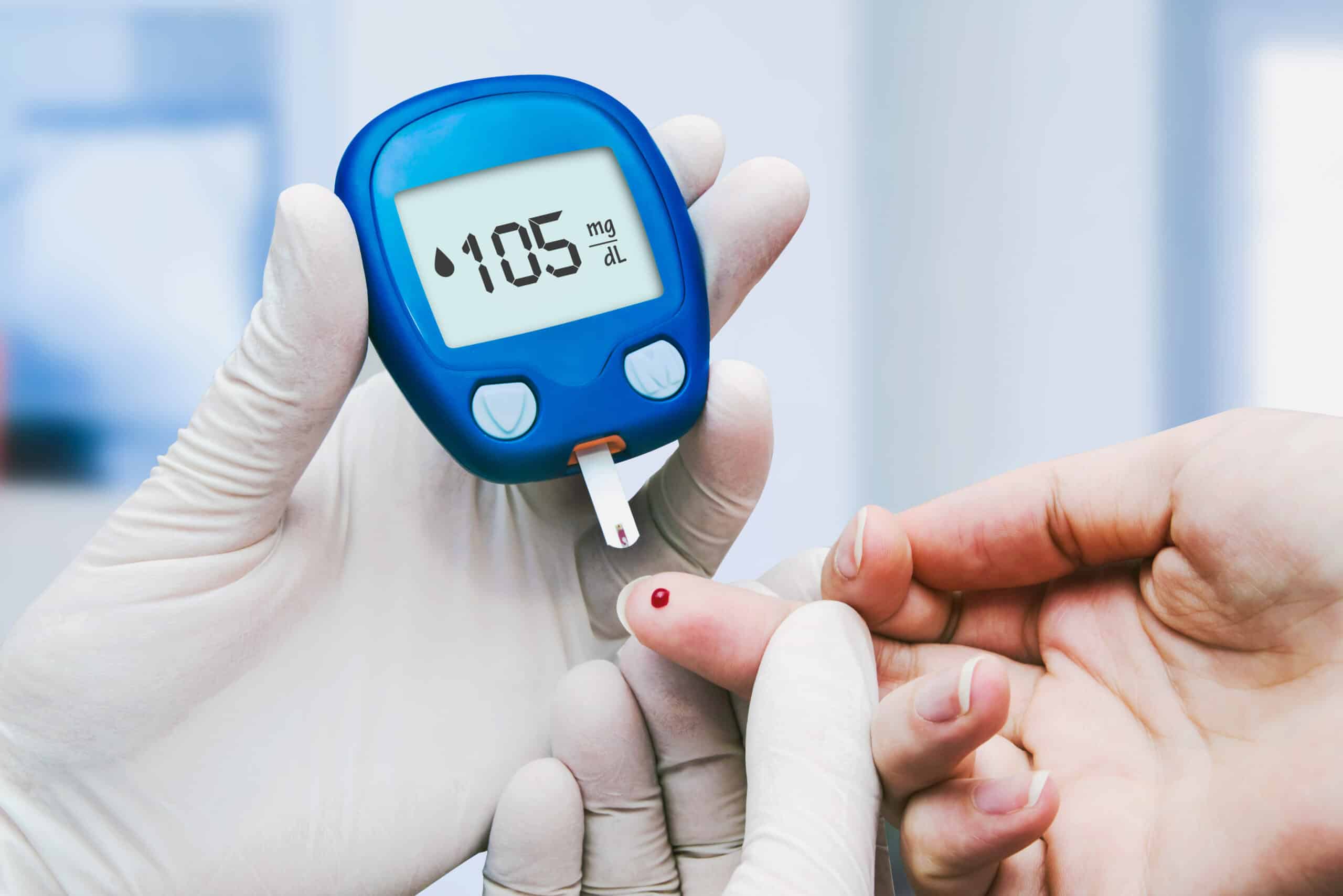 Monitoring blood glucose levels after stroke.
