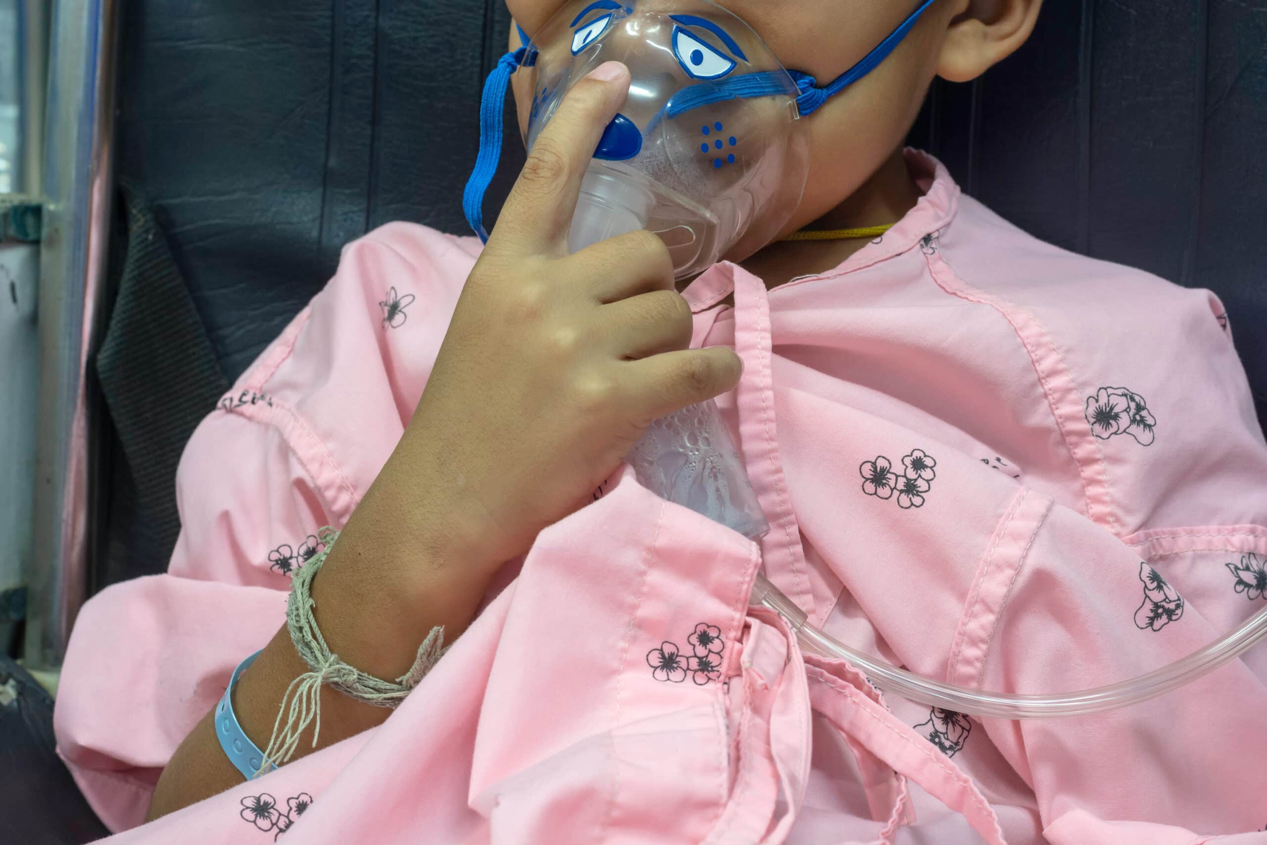 Child in respiratory distress.