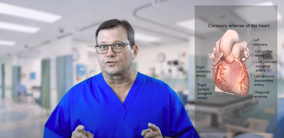 Right coronary artery supplies SA node and inferior wall.