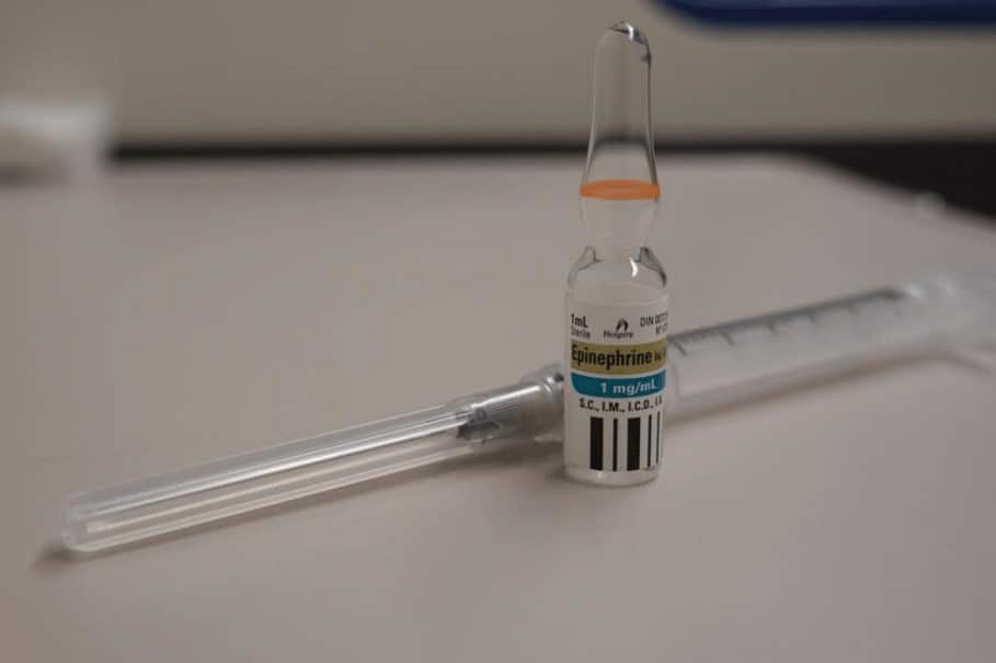 “Epinephrine administered every 3 to 5 minutes.”