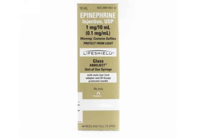  “Epinephrine box package revision.”