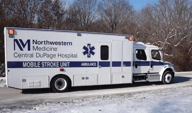 Mobile CT stroke unit.