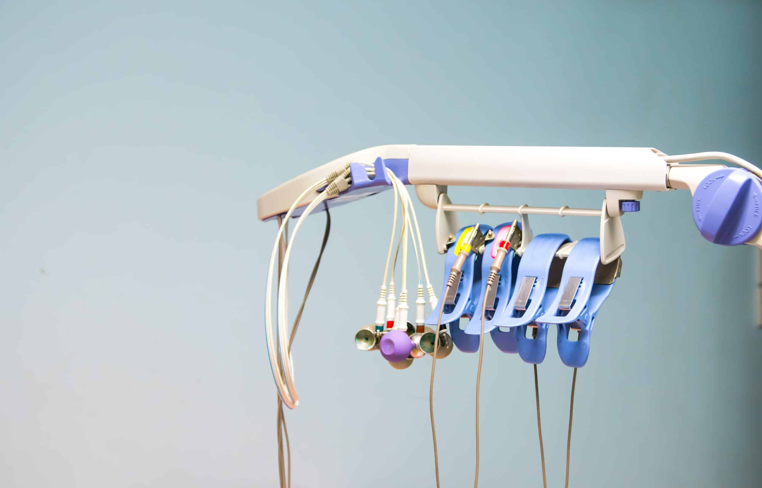 Electrocardiogram lead equipment.