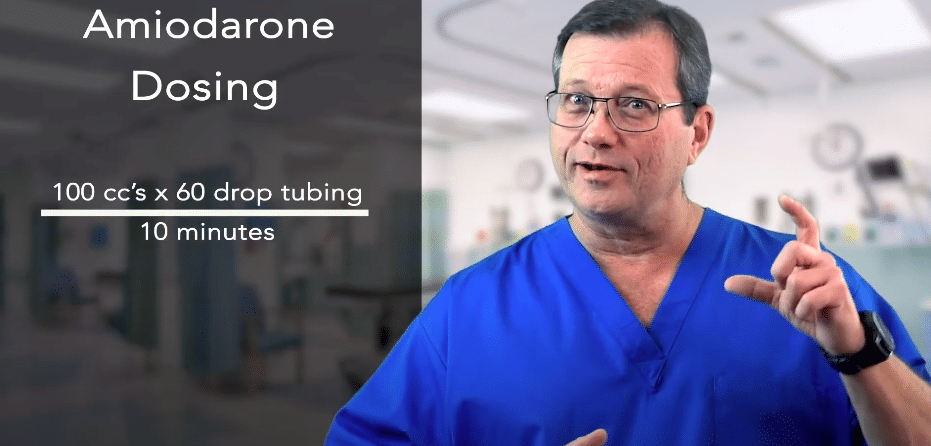 Amiodarone dosing information.