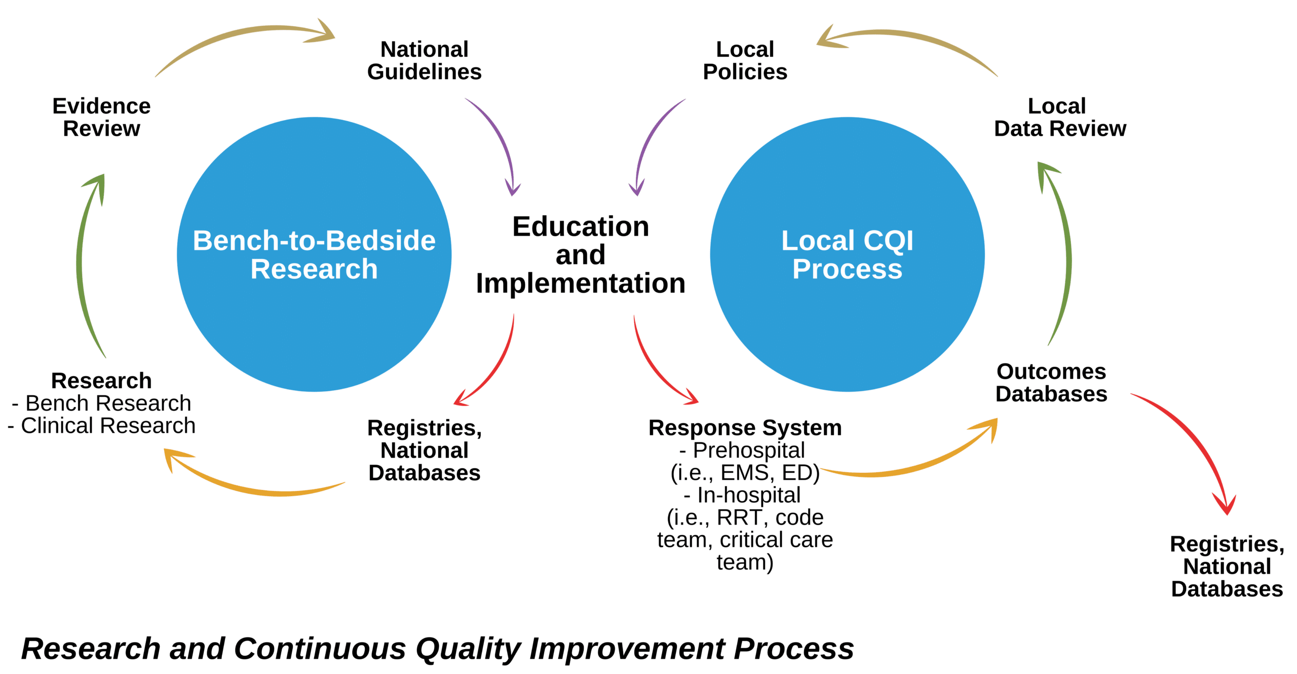 Research and continuous quality improvement process.