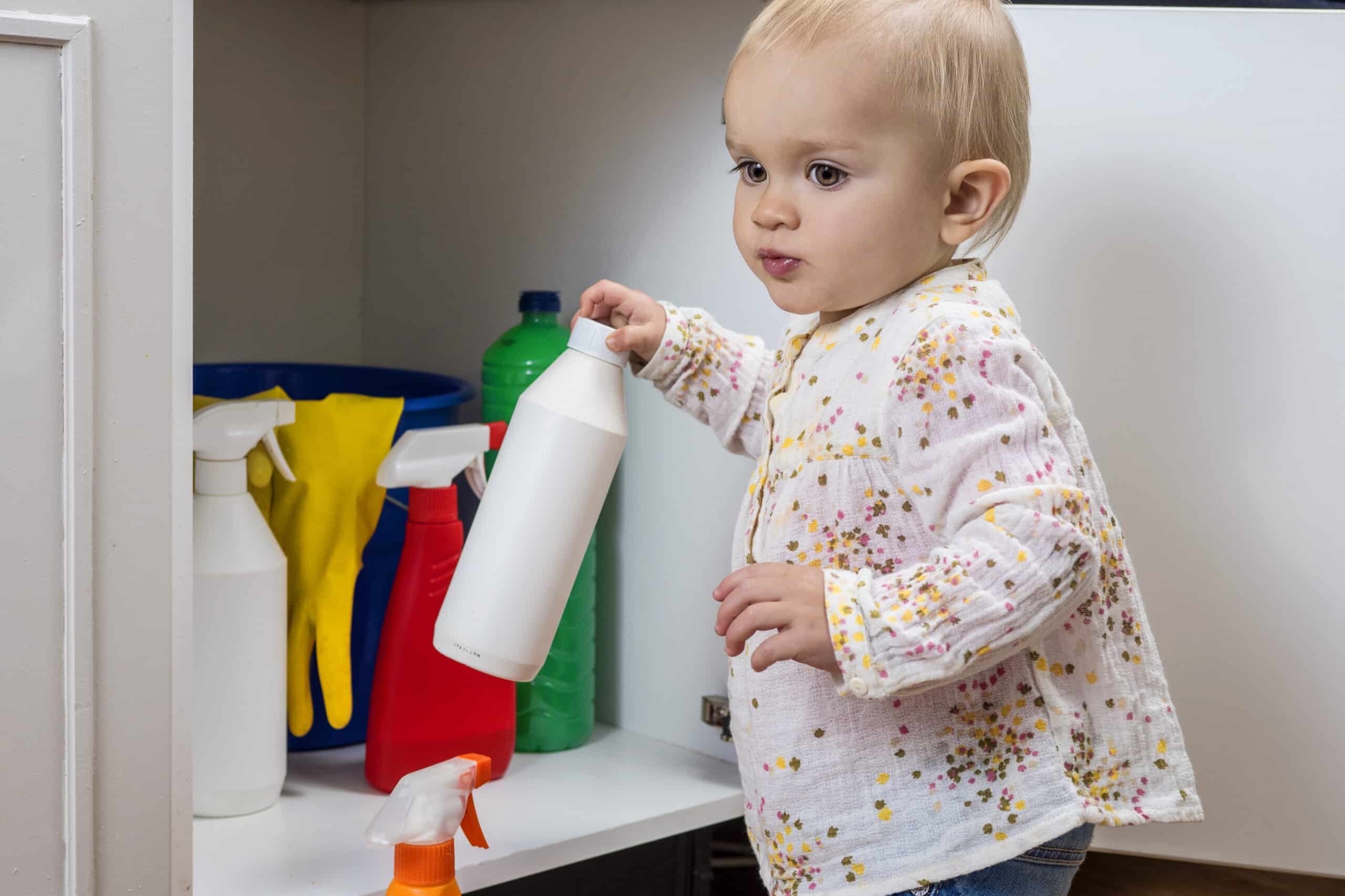 Common household supplies are potential poisoning source.