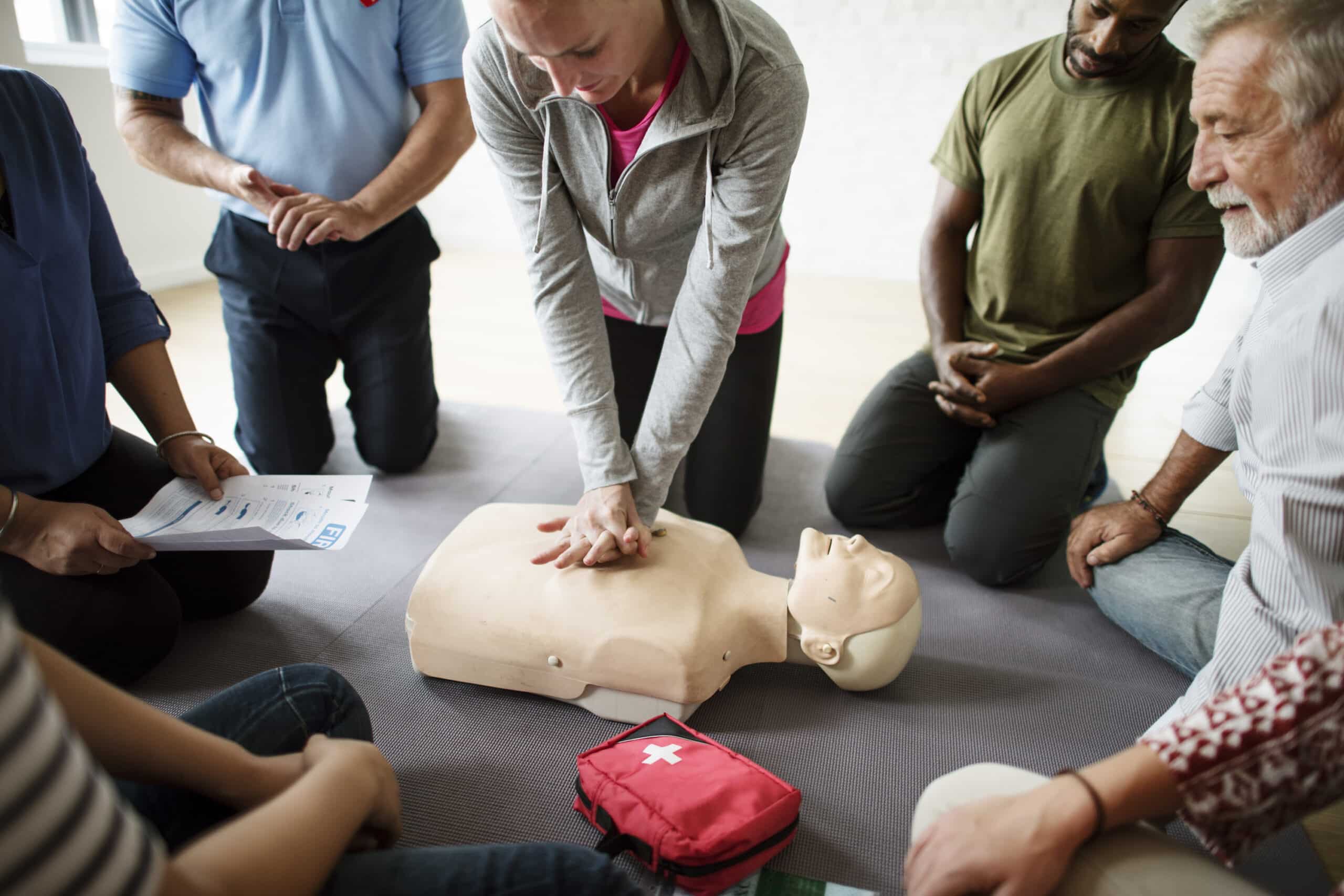 Community CPR training.