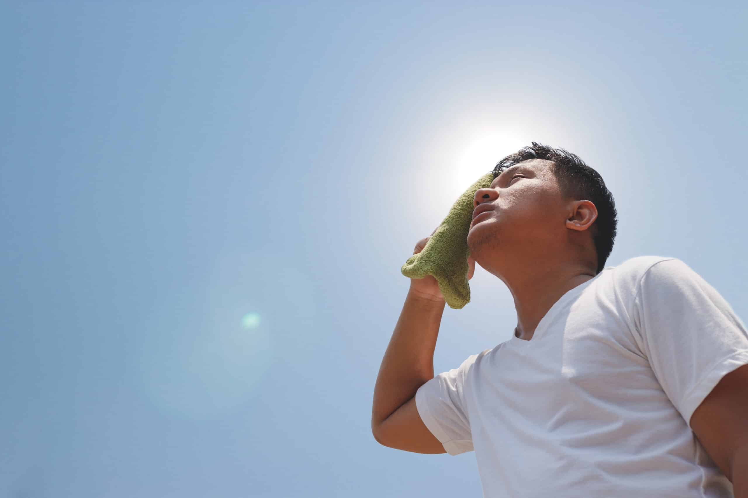 Exercising intensely can cause heatstroke.