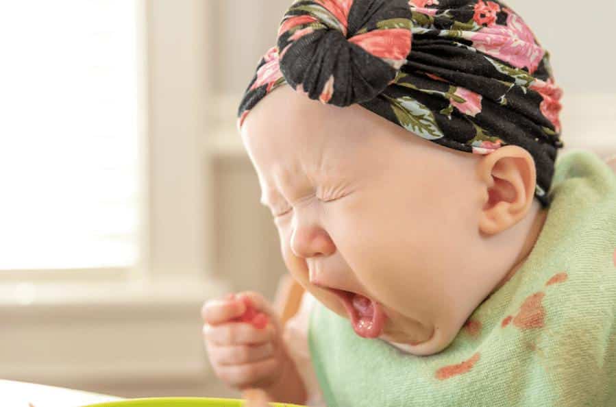 Infant choking.