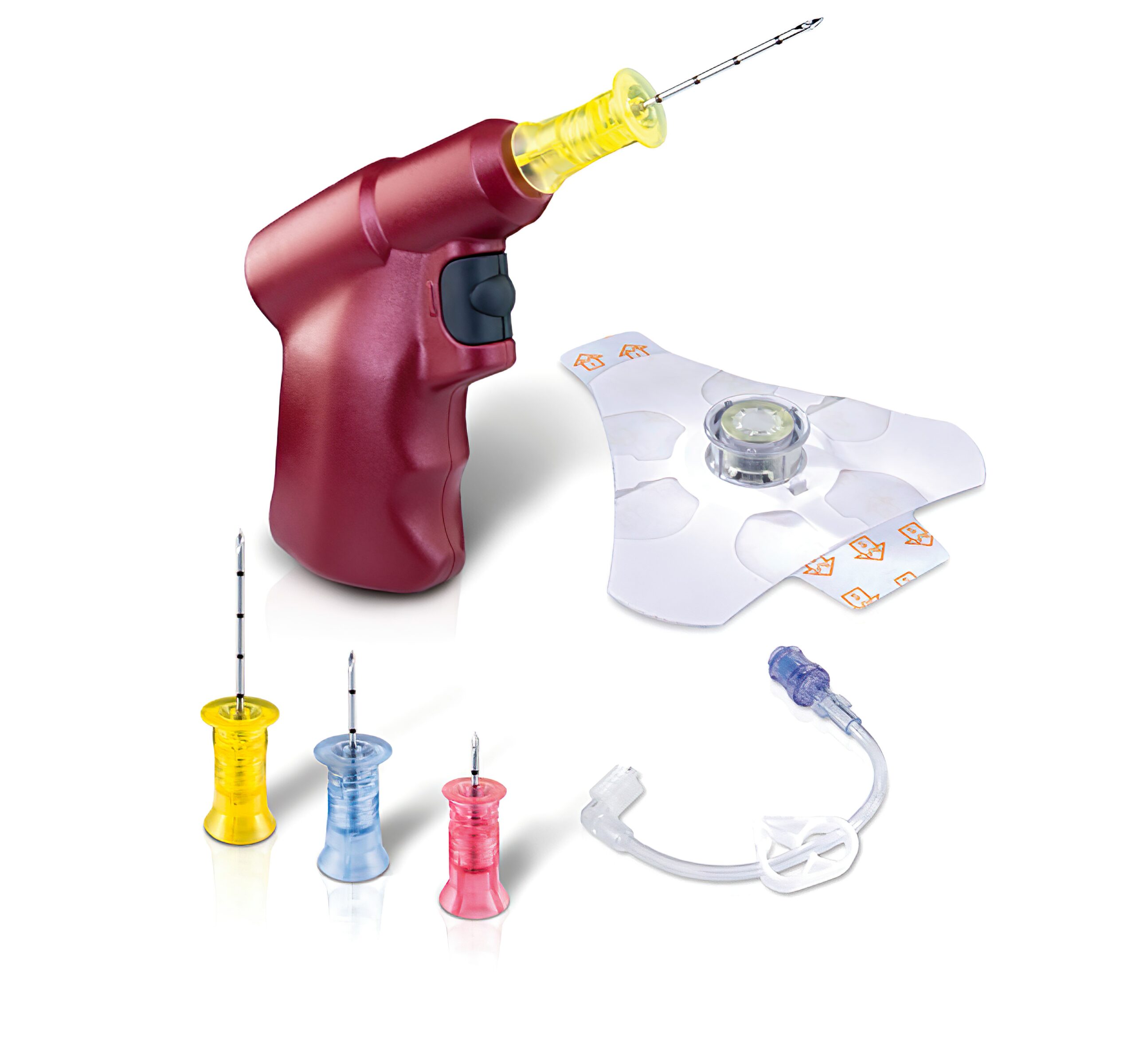 Intraosseous needle and drill equipment.