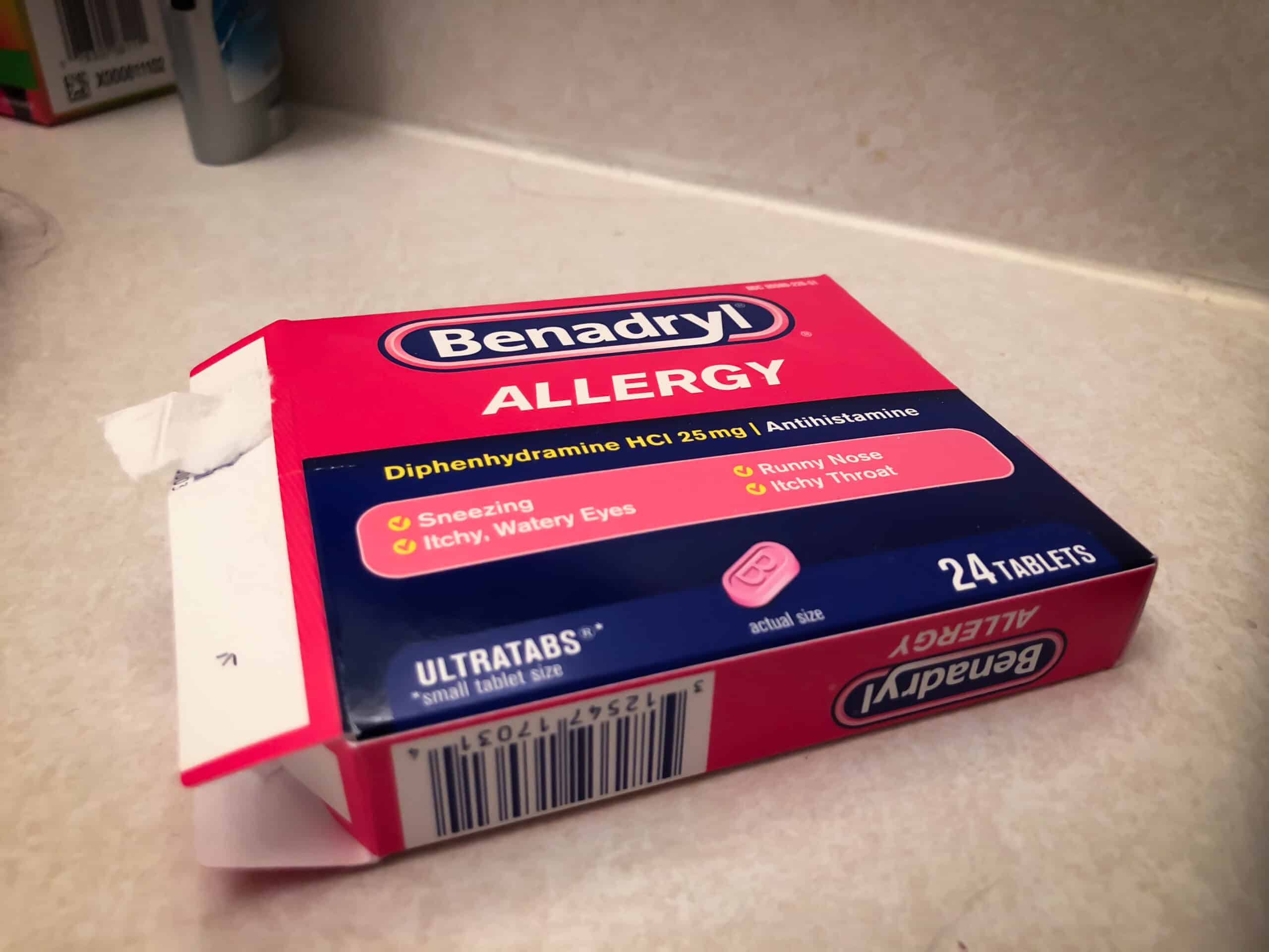 Over-the-counter antihistamine.