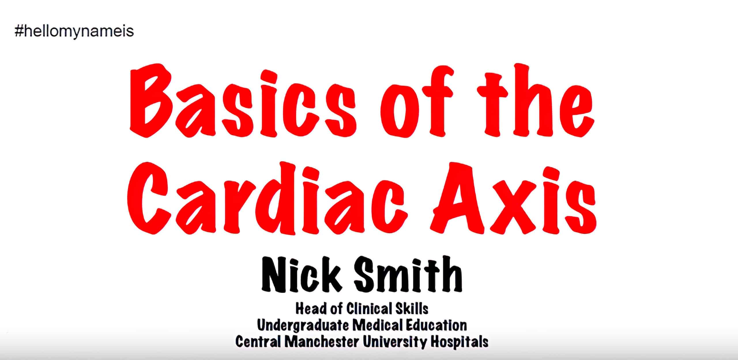 Basics of cardiac axis screengrab.